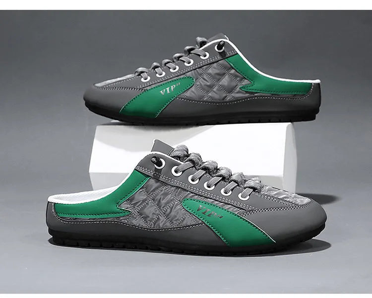 Half Slipper for Men Classic Summer Casual Shoes Men's Flat Shoe Slippers Concise Men Sneakers