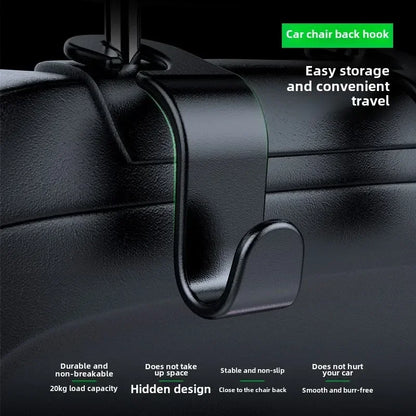 Car Seat Back Hook Universal Headrest Hook Car Accessories Interior Organizer Hanger Holder Storage For Car Bag Handbag Purse