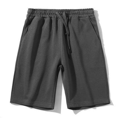Summer Men Shorts.Drawstring Waist Gym Fitness Sweat Short.Straight Loose Workout Joggers