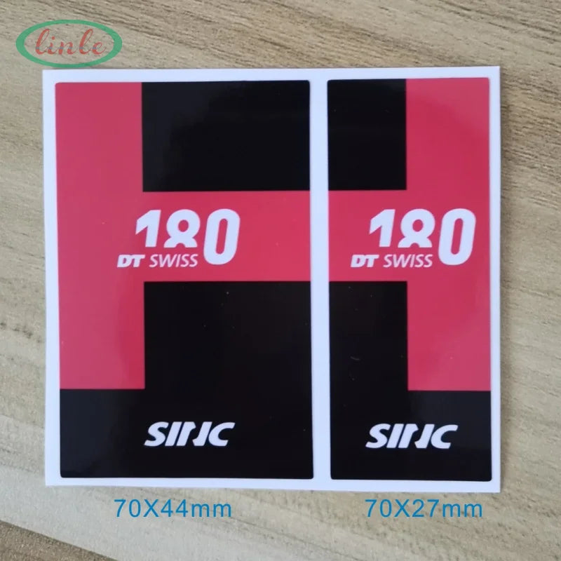 350 Road Bike Hubs Stickers MTB Wheels Hubs Stickers Glossy Front and Rear Hubs Stickers Decoration Protective Film