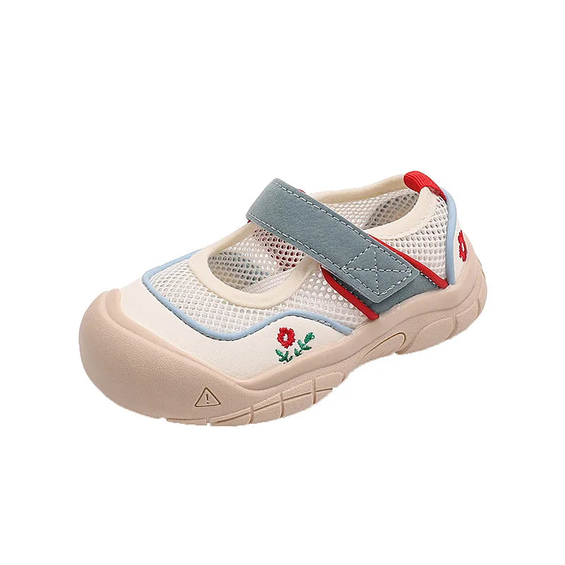 Kids mesh sneaker Anti-slip Sandal Toddler Boy Sports Shoe Girl Children Breathable Beach Sandal Soft Bottom sports casual Shoes