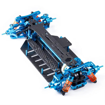 1/10 Carbon fiber Car Frame For 1/10 TT02 Aluminum Alloy / Plastic Chassis Frame  RC Car Part