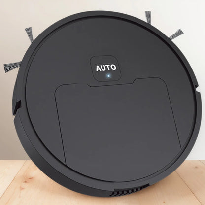 3-in-1 Robot Vacuum Cleaner USB Rechargeable 1000Pa Suction Robotic Vacuum and Mop Combo for Home Floor Washing Carpet Pet Hair