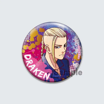 Fashion Accessories Anime Tokyo Revengers Brooches Backpack Clothes Accessories Decor Lapel Pin Badge for Fan's Collection Gifts