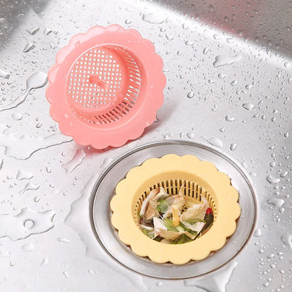 PP Kitchen Sink Strainers Plastic Dishwashers Grids Bathroom  Anti-clogging Leak Screen Small Compact Household Floor Drain Tool