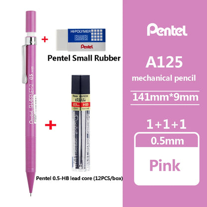 Japan Pentel Mechanical Pencil 0.5/0.7/0.9mm Drawing Office & School Supplies Stationery A125 127 129 School Acsesories School