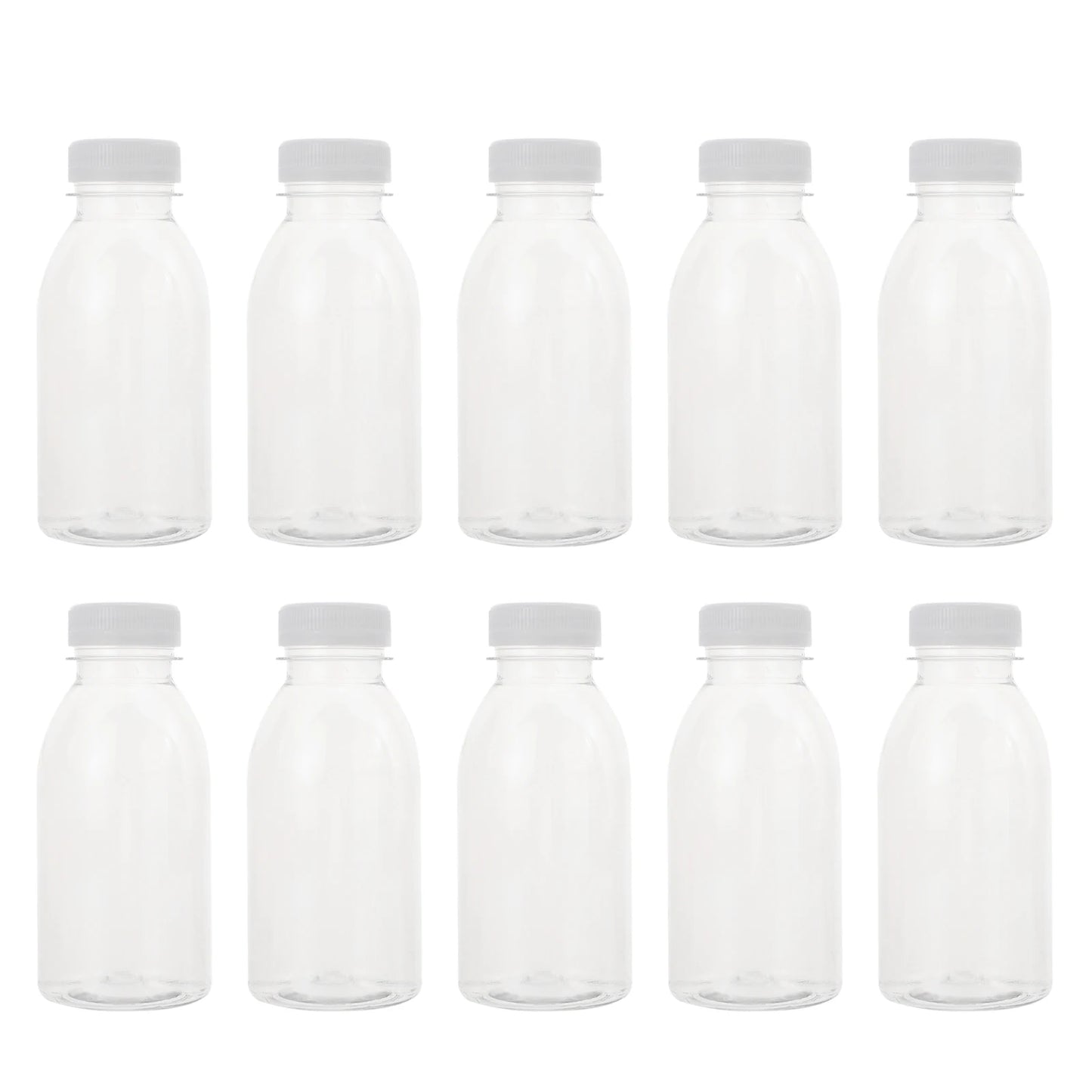 10Pcs 300ml Multi-Function Juice Juice Transparent Water Bottles Travel Water Leakproof Juice Transparent Water Bottles