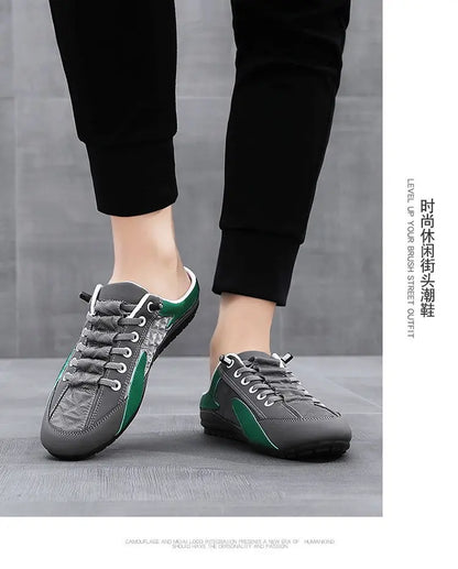 Half Slipper for Men Classic Summer Casual Shoes Men's Flat Shoe Slippers Concise Men Sneakers