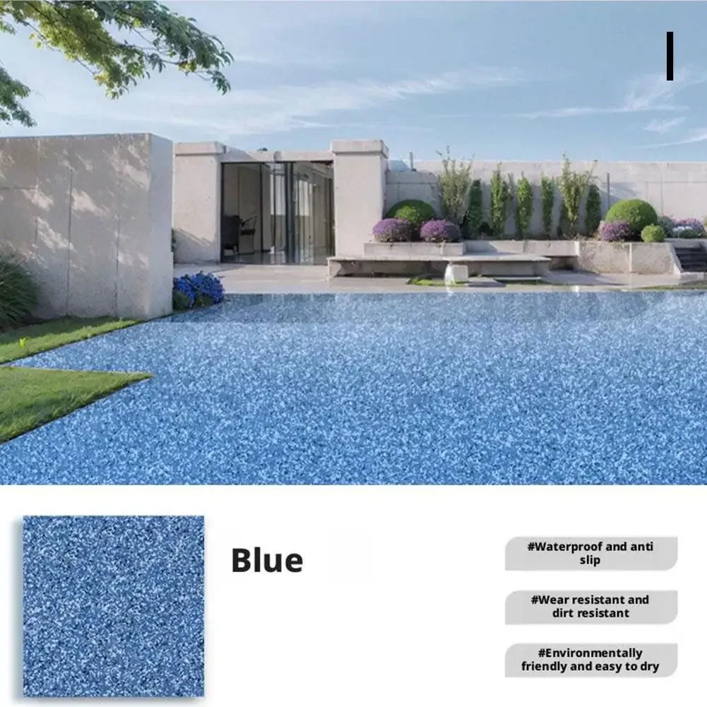 High-Gloss Marble Effect Epoxy Floor Coating, Louis Floor Floor Paint, Paint, Forest Epoxy Paint, Floor Garage Waterproof P1W1