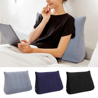 Wedge Pillow Knee Cushion Foot Pillow Elevation Leg Pillows Inflatable Back Pillow Soft Support Cushion Backrest For Travel