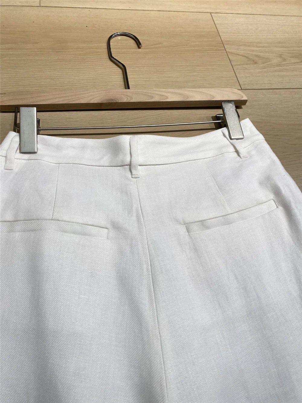 Women's Clothing 2 Piece Set White Suit Coat +High Waisted Wide Leg Pants Elegant  Suit Spring/Summer new