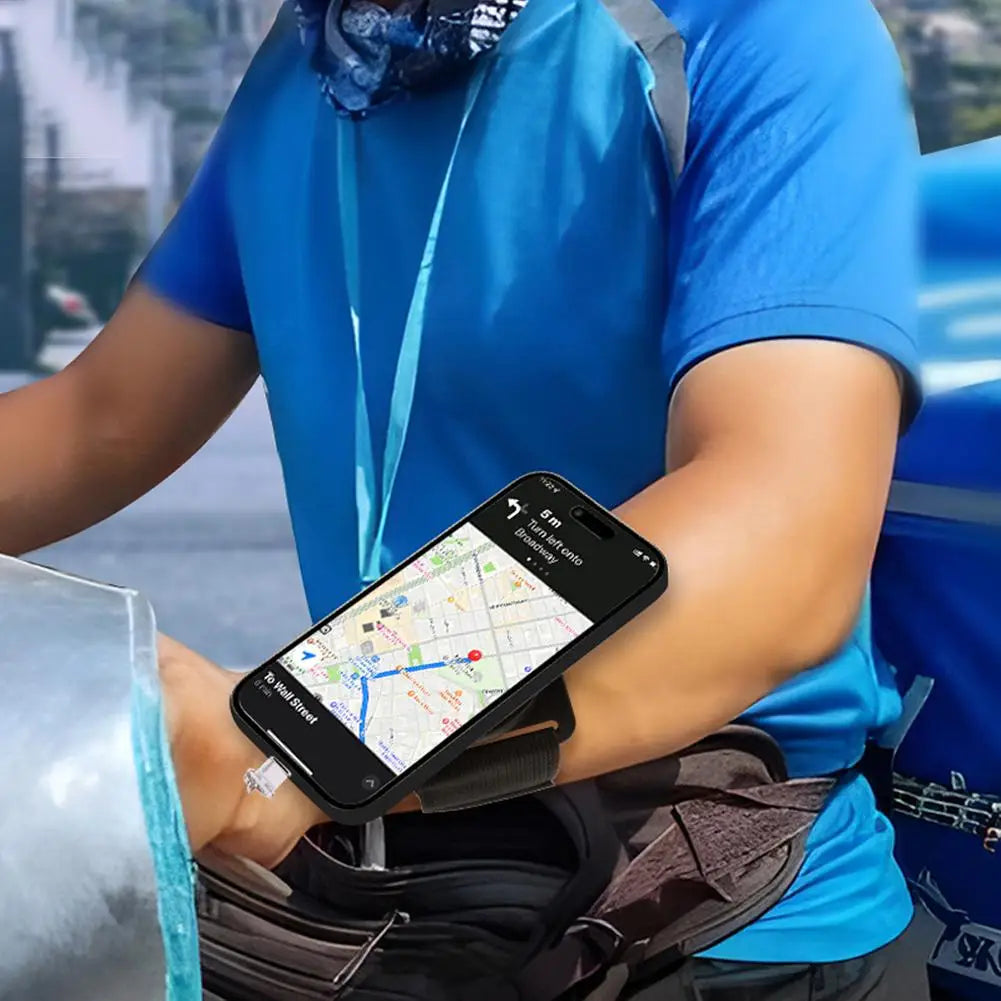 Wrist Strap Magnetic Phone Holder Universal Suitable For Navigation And Sports Easy To Disassemble With Anti Loss Rope
