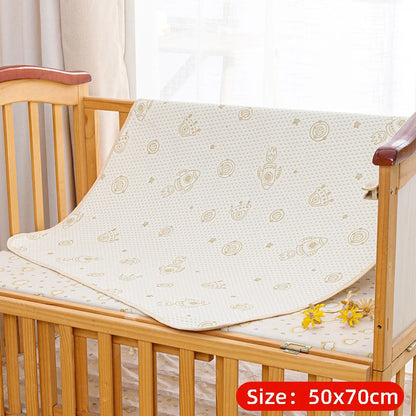 Diaper Changing Pad Changing Mat Covers Washable Waterproof Nappy Newborn Reusable Infant Cotton Urinal Mat Breathable Baby