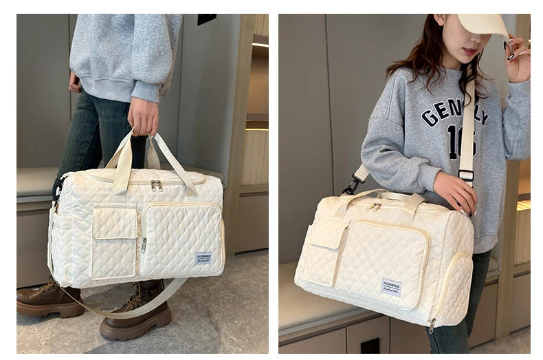 Fashion Travel Bag Handbags Large Capacity Carry On Luggage Bags Men Women Shoulder Outdoor Tote Waterproof Sport Gym Bag