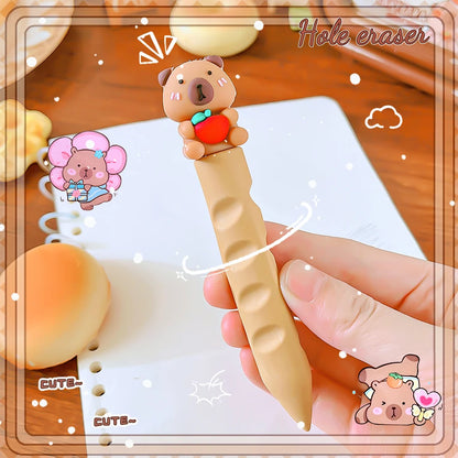 school teacher gift back to school supplies Aesthetic cute stationery Kawaii object funny erasers capybara rubber cute things