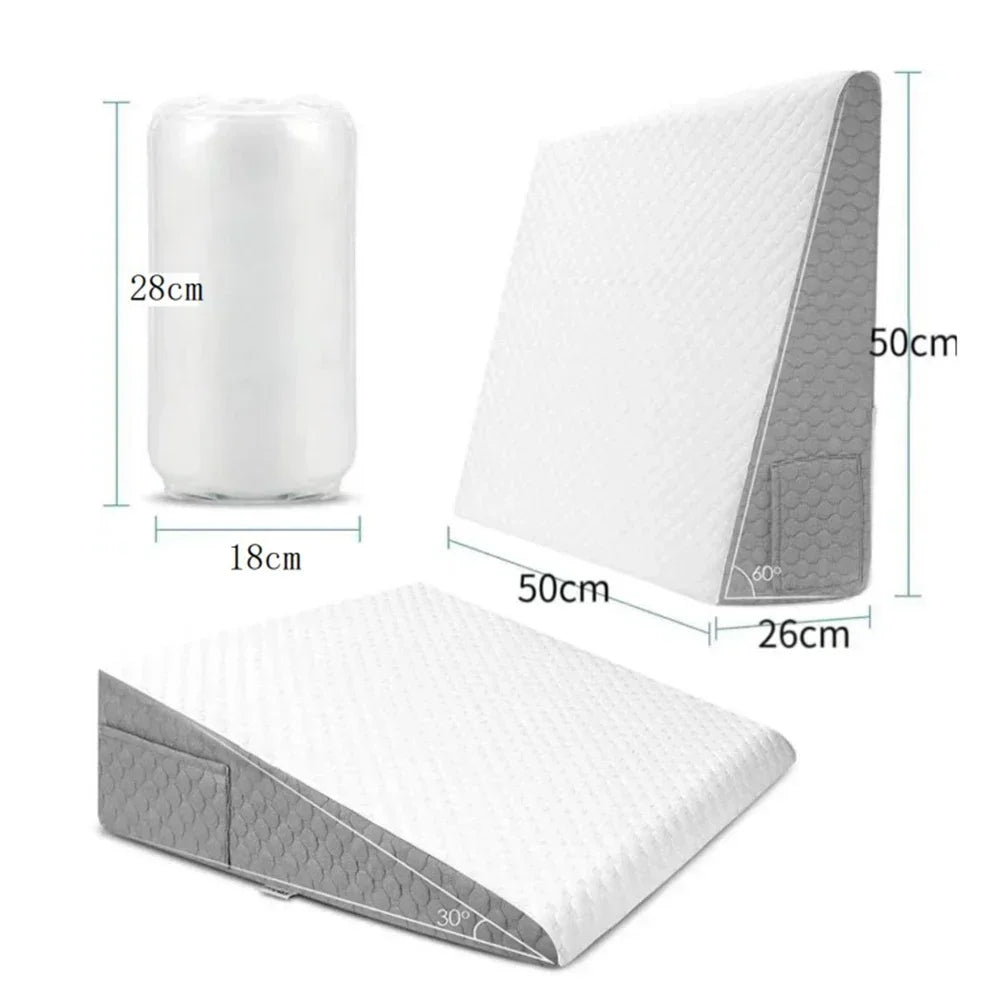 Wedge Pillows for Sleeping, Bed Pillow for After Surgery, Body Positioners for Leg Elevation, Acid Reflux, Gerd, Snoring Relief