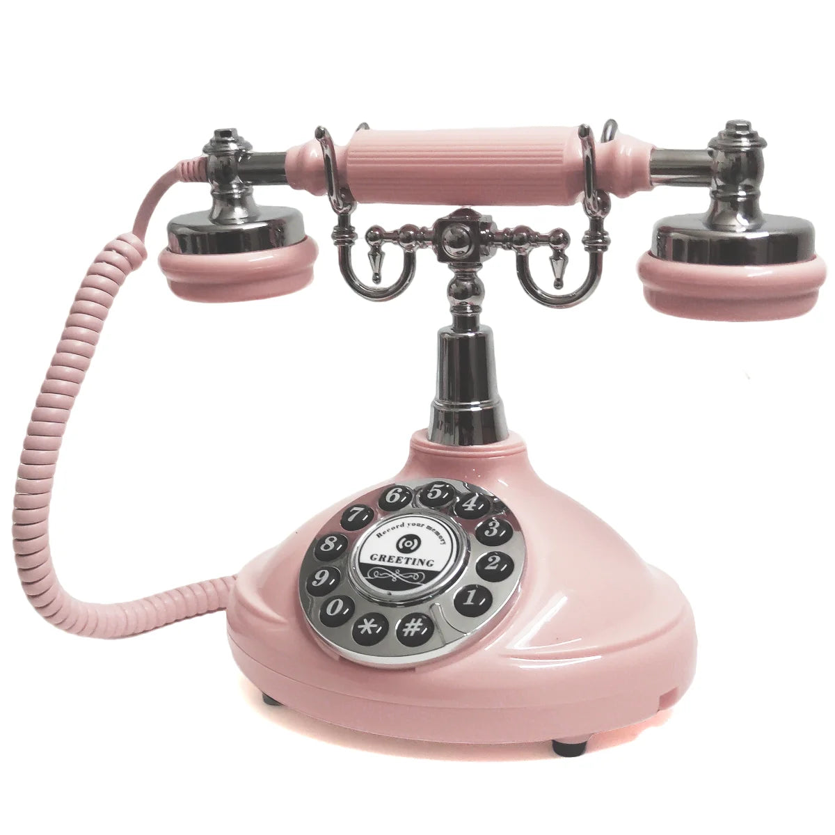 Audio Guest Book Wedding Telephone Classic Retro Craftsmanship Wedding Guestbook For Confessional Wedding Birthday Party Messag