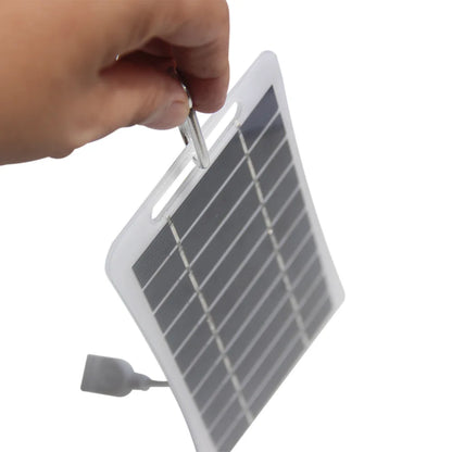 2Pcs 2W 5V Solar Panel Charger with Handle Portable Solar Power Bank for Phone Charging 3.7V Li-ion Battery Outdoor Use