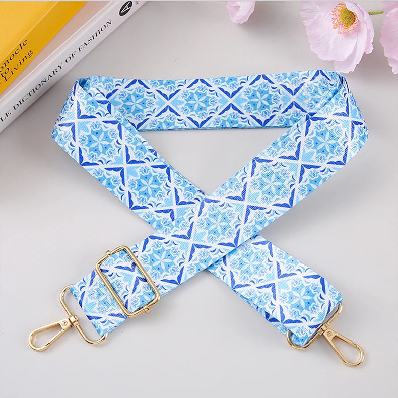 Fashionable And Minimalist Shoulder Strap Print Adjustable Bag Strap Luggage Replaceable Travel Accessories