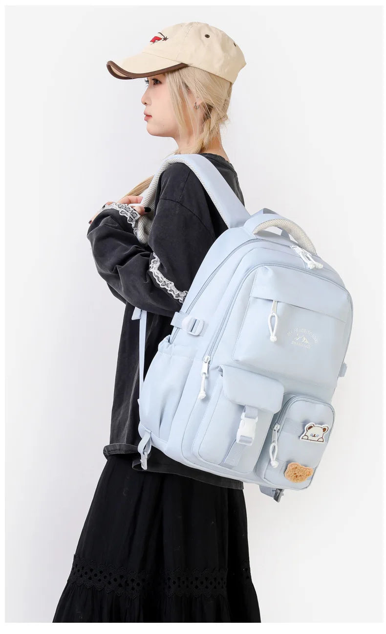 2025 Fashion Girls Waterproof School Bags For Light Weight Children Backpack school bag Printing Kids School Backpacks mochila