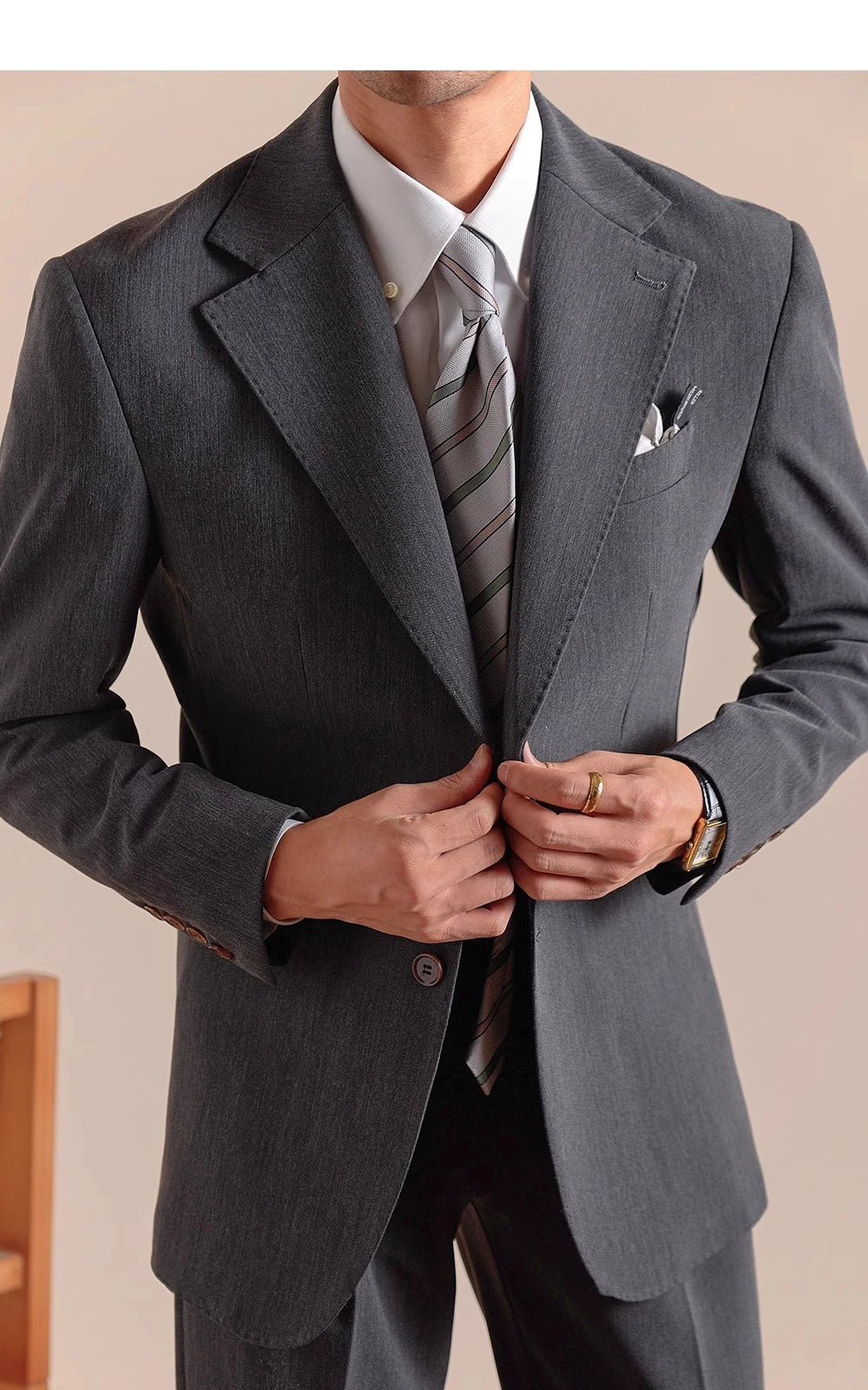 Designer Suit Two Piece Wedding Party Suit Groom Banquet Men Suit Italian Vintage Single Breasted Slim Fit Costume Homme Mariage