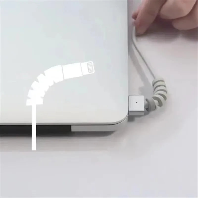 Cable Winder Organizer Data Line Protector Spiral Winder Wire Management Cord Organizers for Earphone Phone Charge Lines Winder