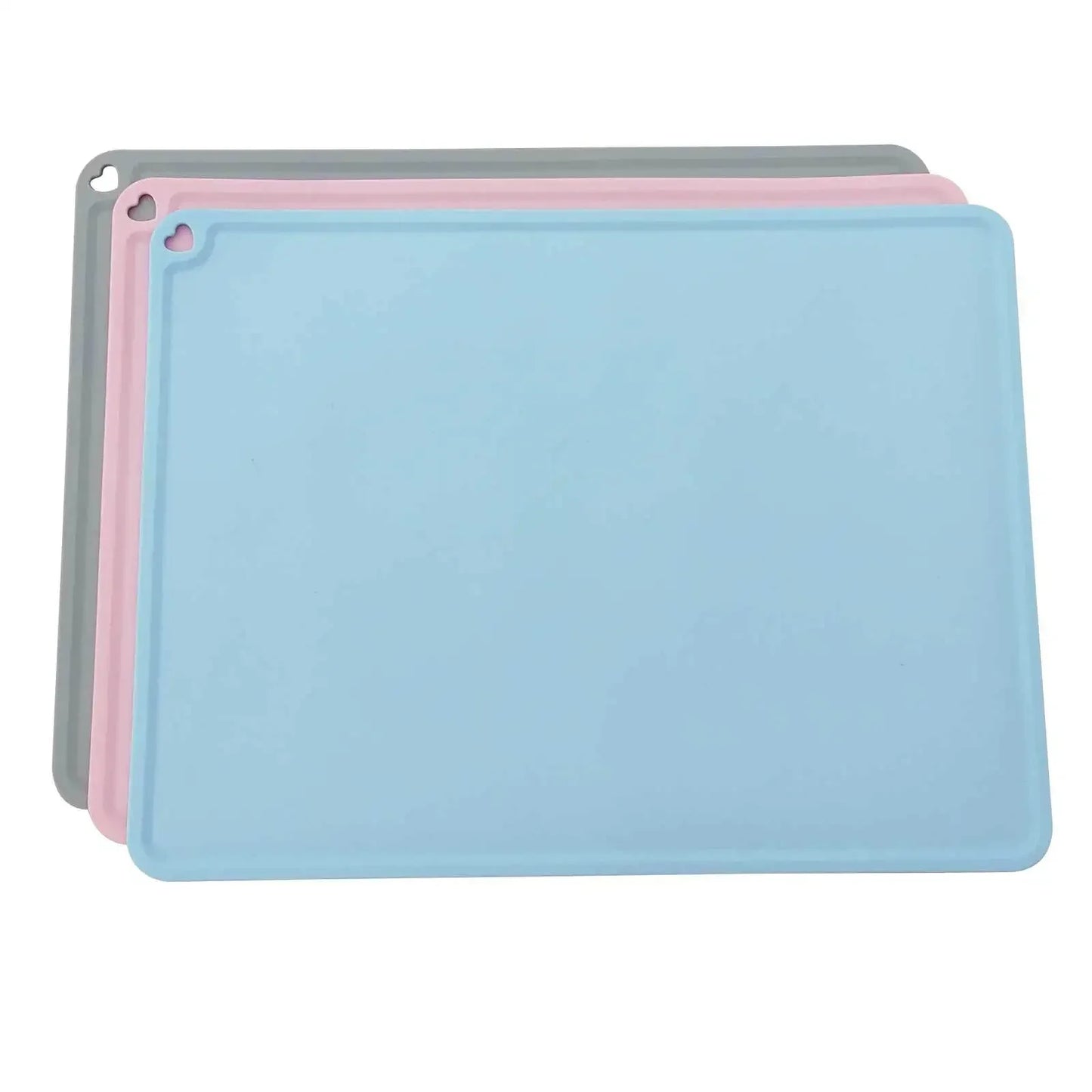 Silicone Pet Food Mat, Waterproof Non - slip Pet Mat for Cat and Dog, Easy Clean, Pet Bowl Drinking Water Pad, Feeding Mat