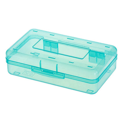 Plastic Transparent Pencil Case Large Capacity Multifunctional Student Stationery Storage Box Student Pencil Case