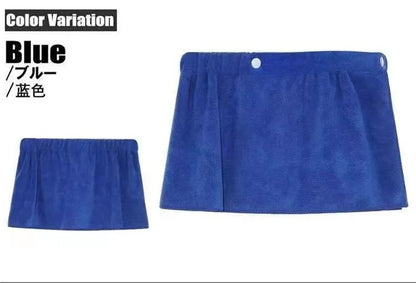 Men's bath towels, absorbent towels, sexy beach short skirts, anti-exposure bath skirts, towels that can be worn, swimming trunk