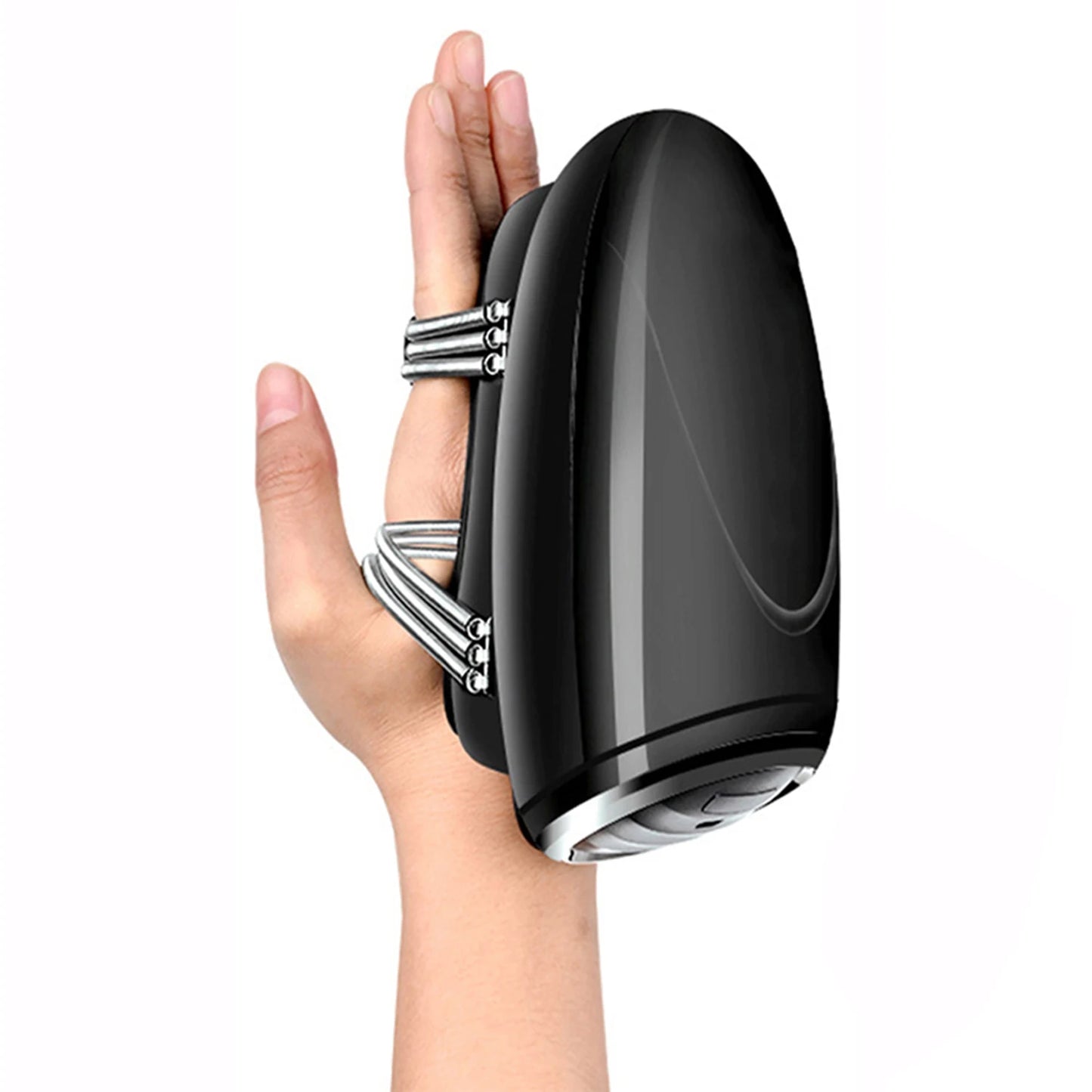 Barber Massager Cordless Handheld Heat Massager USB Charging Vibration Head Massage Professional Men's Barberology Massager