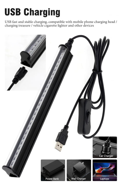 5V 395nm UV LED Tube Light For Black Light Bar Light Effect Party Light Stage Lighting DC5V USB Tube Light