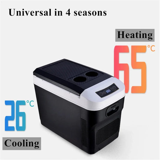 28L Car Home Refrigerator 12/24V Mini Fridges Freezer Cooler Heater  Cooling & Warming Home Summer Outdoor Camping Refrigerator