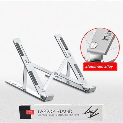 Portable Laptop Stand, Ergonomic Aluminium Laptop Mount Stand, Detachable Laptop Riser Notebook Holder Stand Compatible