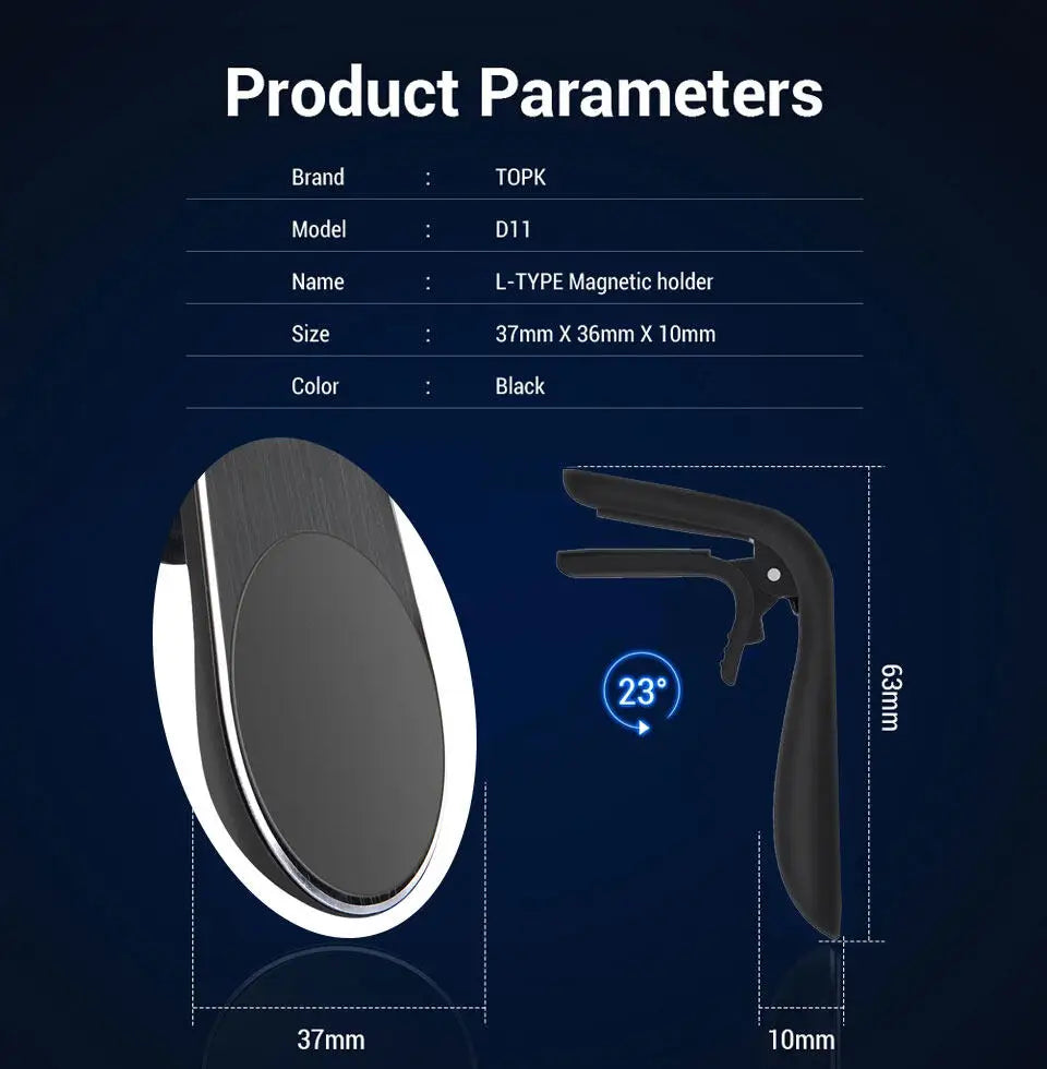 Magnetic car Phone Holder Air Vent Mount Mobile Phone Stand For iPhone xiao mi redmi smartphone