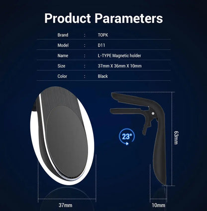 Magnetic car Phone Holder Air Vent Mount Mobile Phone Stand For iPhone xiao mi redmi smartphone