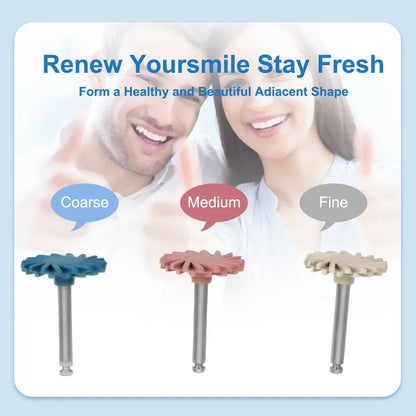 ELIJAH Dental Composite Resin Polishing Disc Kit Composite Resin Self-Glazed Polishing Disc Wheel For Tooth Whitening Materials