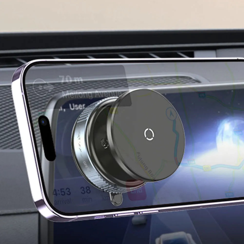 Magnetic Vacuum Adsorption Car Phone Mount 360° Rotatable Car Mobile Phone Holder for Car/Gym/Mirror/Shower/Smooth Surface