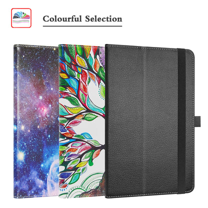 Tablet Case For 10.4" TCL TAB 10 Gen 2 / TECLAST T40Air  Folding Stand PU Leather Cover with Elastic Closure
