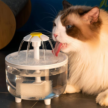 Pets Water Fountain Auto Filter USB Electric Mute Cat Drinker Bowl 1200mL Recirculate Filtring Drinker for Cats Water Dispenser