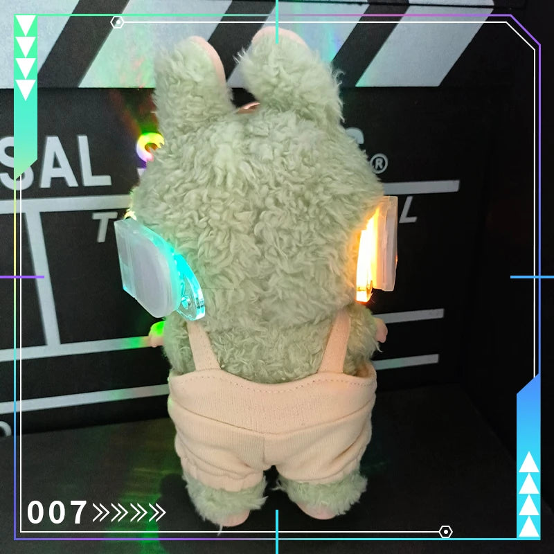 Lafufu Glasses Doll Accessories Doll Accessories Cool Luminous Future Technology Glasses Mini Edition Handsome Doll for cloth