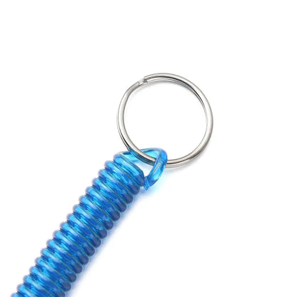 Gear Tool Outdoor Hiking Camping Anti-lost Phone Keychain Portable Fishing Lanyards Camping Carabiner Spring Elastic Rope