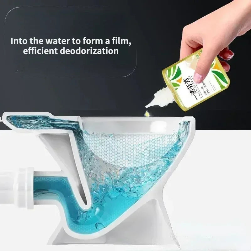 One-Drop Fragrance Air Freshener - 5s Odor Removal, Concentrated Multi-Scene Deodorant for Toilet/Drain/Pet Bed