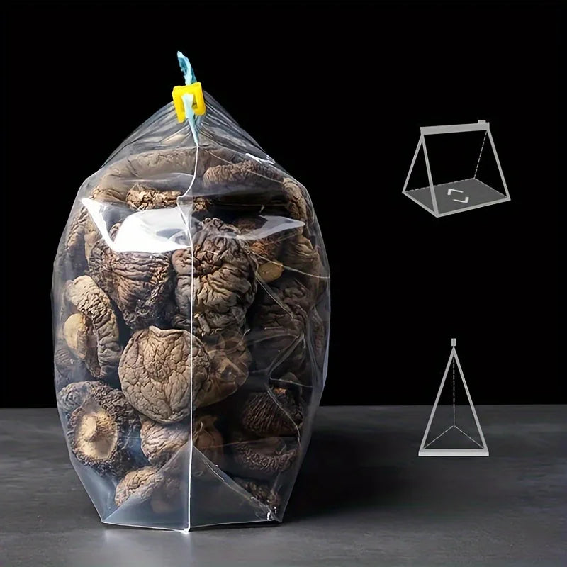 45pcs Ziplock Storage Bags-Leak-Proof,for Fruits,Vegetables, Grains & Meats | Ideal for Kitchen Organization & Food Preservation