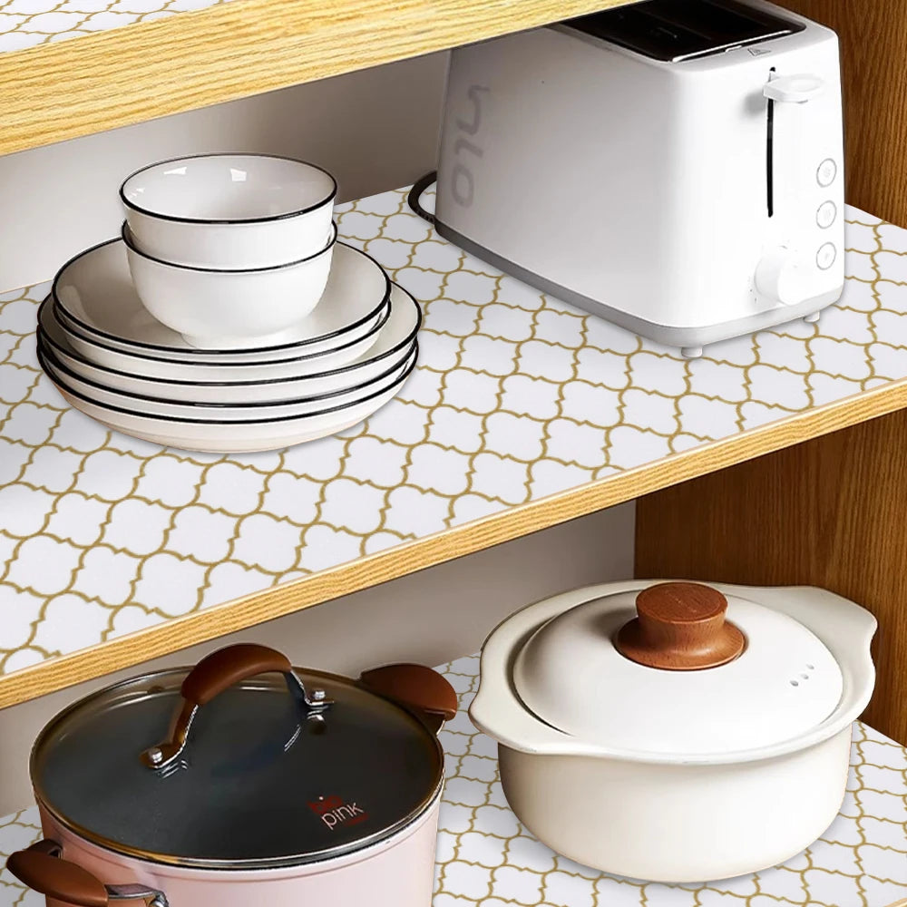 1roll EVA Shelf Liner Drawer Liner for Kitchen Cabinet Non-Adhesive,Anti Slip Cabinet Liners,Durable Waterproof Cupboard Liner
