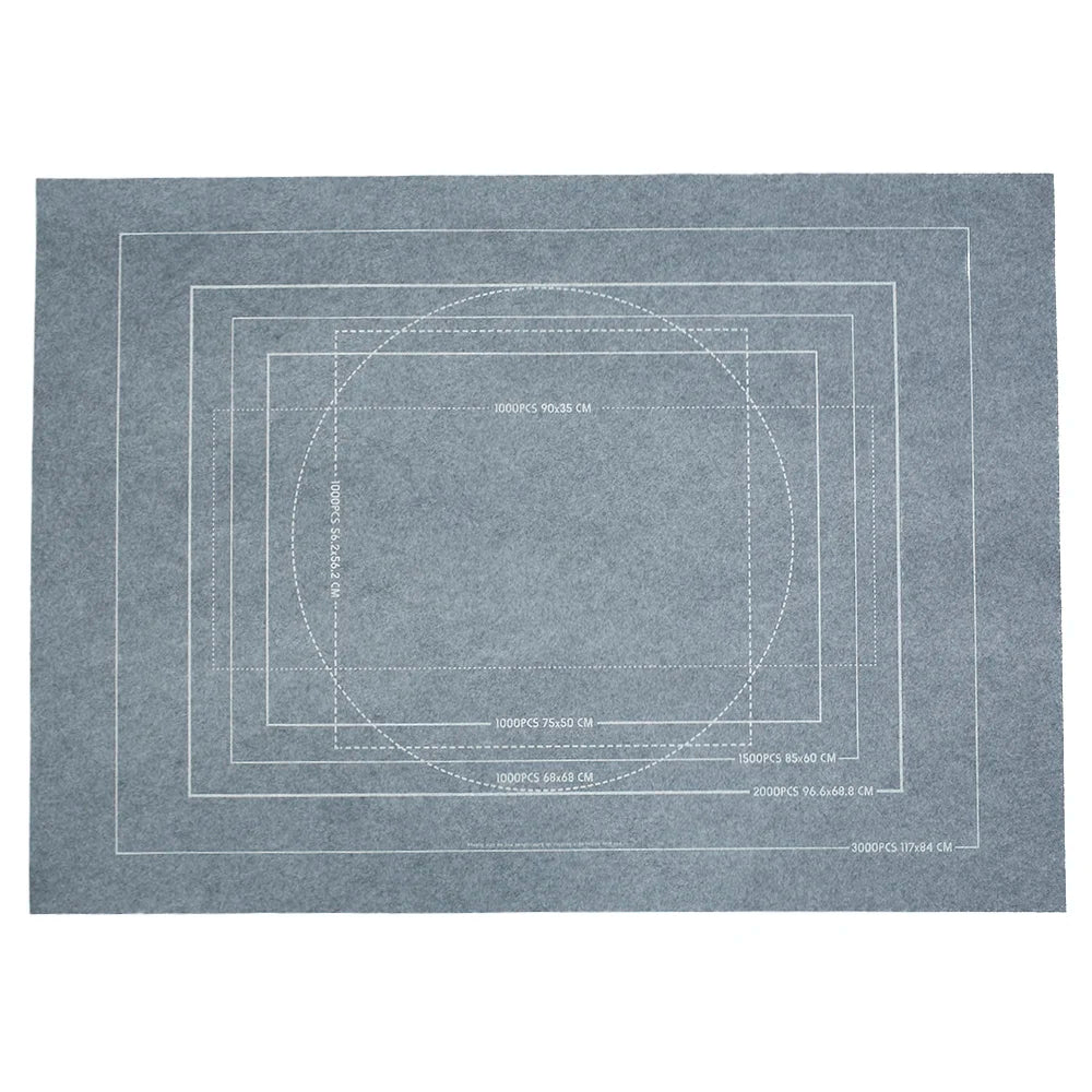 Puzzles Pad Felt Mat Up to 1500/2000/3000 Pieces Play Mat Puzzles Blanket Puzzle Accessories Easy to Use Roll Up Jigsaw