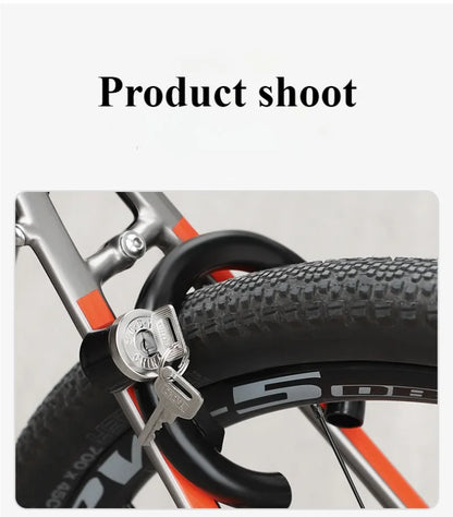 Bicycle Lock Anti-theft Locked Mountain Bike Electric Car Battery Car Locks Circular Lock-On Outdoor Bicycle Lock Accessories