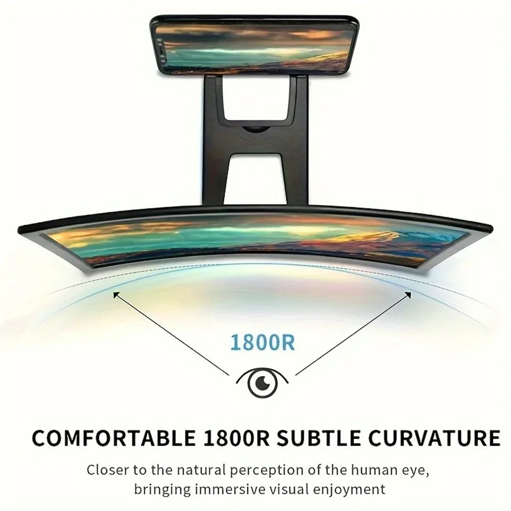 Newest 12 Inch Screen Magnifier HD Phone Holder Screen Amplifier Video Phone Amplifier Screen Phone Projector for All Smartphone