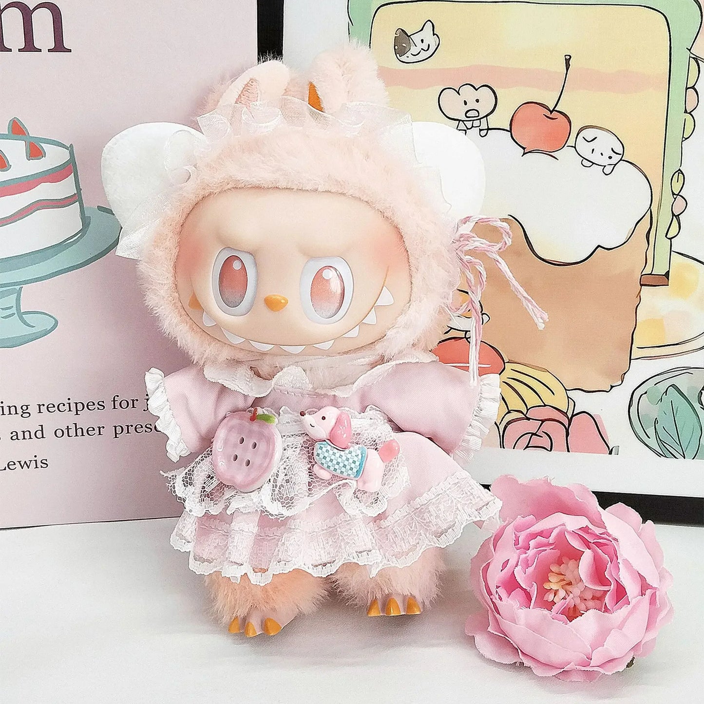 Labubu 3.0 Cartoon Style Cute Clothes Ropa Labubu for V1/V2/V3 Labubu Dolls Decoration