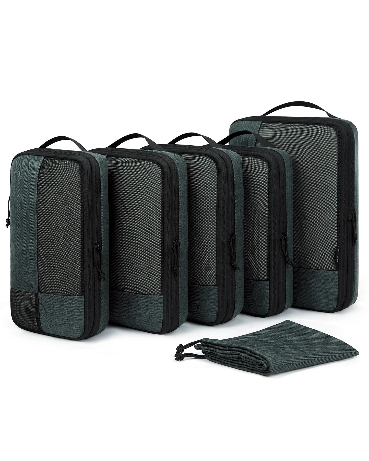 BAGSMART Compression Packing Cubes Men Travel Expandable Luggage Organizer  Carry on Luggage Packing Organizers for Women