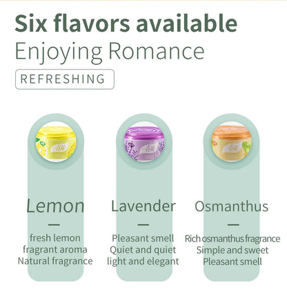 3PCS Home freshener Car Air Freshener Home Deodorizing Solid Scent Lavender Fragrance Flavors Home Decor Accessories
